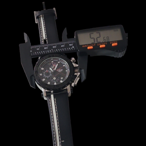 Lige Men's Watch Black - Picture 5 of 5